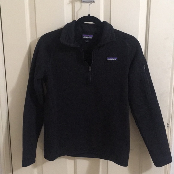 Patagonia Tops - Patagonia Black Better Sweater 1/4 Zip Fleece